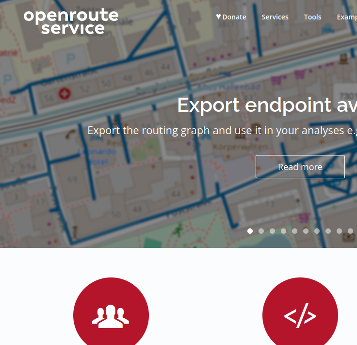 openrouteservice screenshot